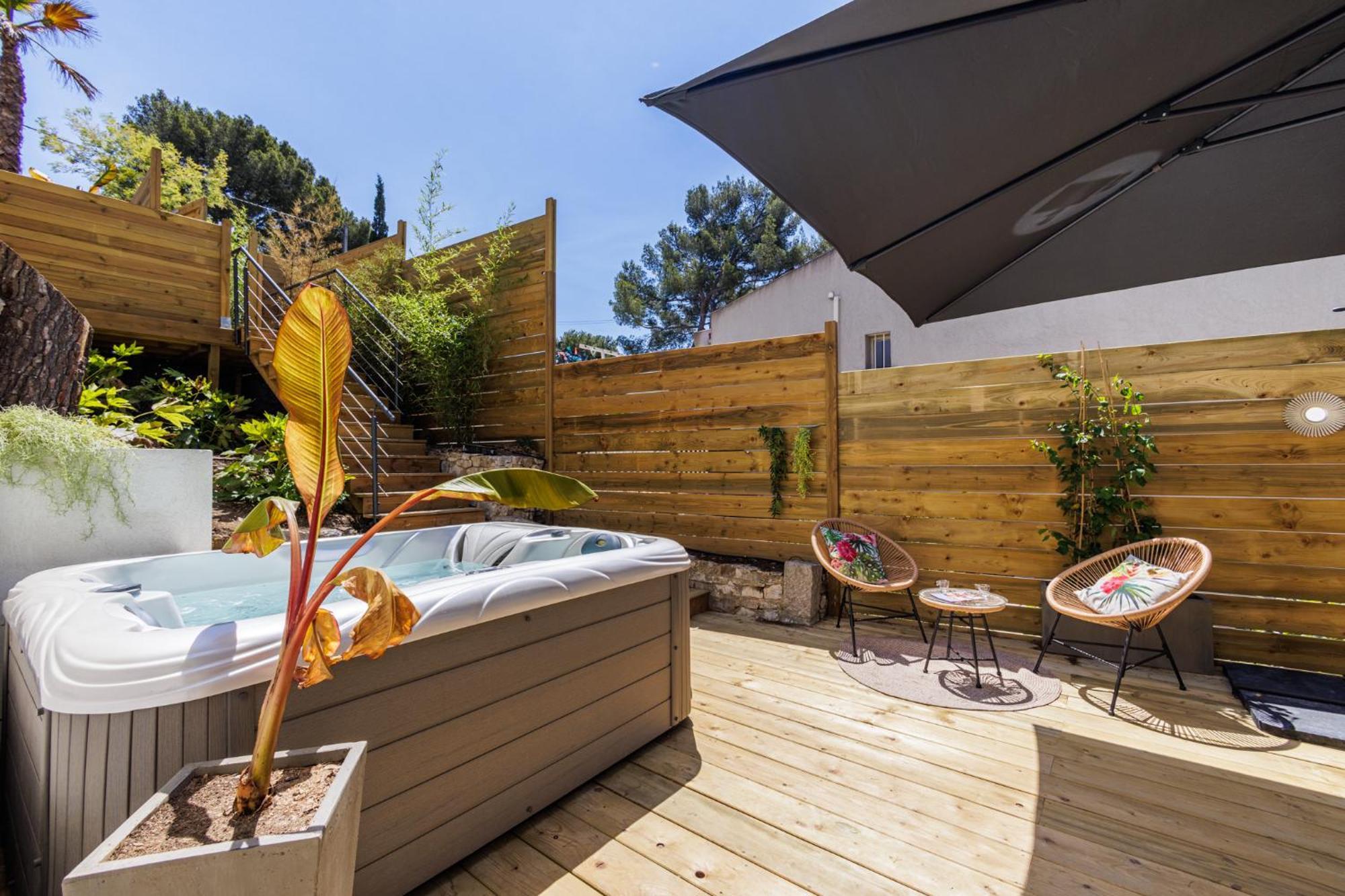 Osmoz En Vau - Jacuzzi, Clim Par Dodo A Apartment Cassis